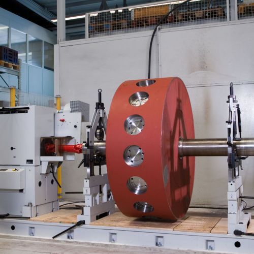 Горизонтальный стабилизатор - HM series - SCHENCK RoTec GmbH - с жестким подшипником / для ротора / для крупных деталей