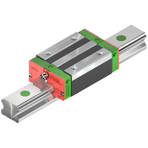 Линейная направляющая на профильной рейке - EG/QE series - HIWIN GmbH - с рециркуляцией с четырьмя рядами шариков / 30 мм / для высоких нагрузок