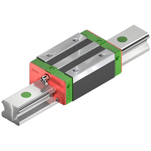 Линейная направляющая с повышенной скоростью перемещения - HG/QH series - HIWIN GmbH - с рециркуляцией с четырьмя рядами шариков / 65 мм / на профильной рейке