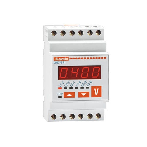Цифровой вольтметр - DMK70R1 - LOVATO ELECTRIC - на DIN-рейке / AC