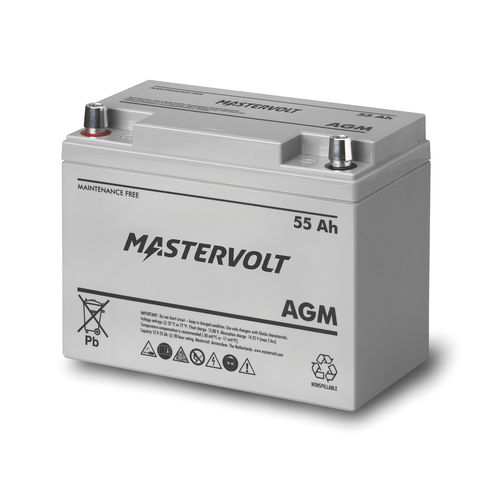 Аккумулятор AGM - AGM 12/55 - Mastervolt - для блока / 12 В / без технического обслуживания
