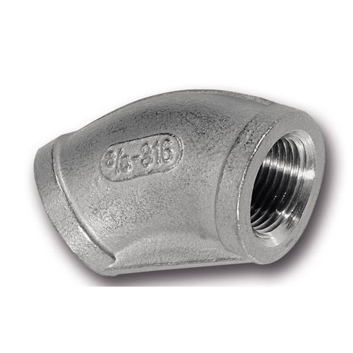 Фитинг под углом 45° - GF-132 Rp - Schwer Fittings - гидравлический / винтовой / из нержавеющей стали