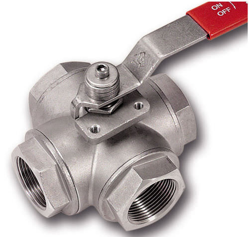 Клапан со сферическим золотником - A-4BVG - Schwer Fittings - с ручным управлением / для газа / с фланцем