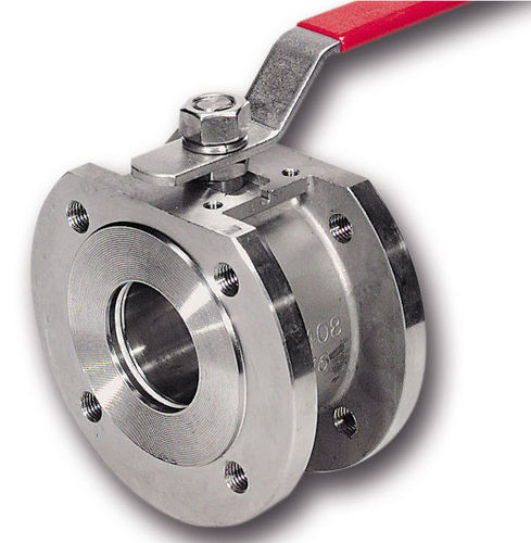 Клапан со сферическим золотником - A-BV1-F - Schwer Fittings - с рычагом / для газа / с фланцем