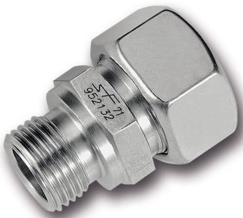 Фитинг с врезным кольцом - SR-510TP - Schwer Fittings - гидравлический / винтовой / прямой