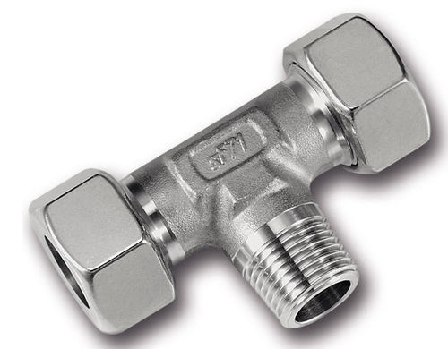 Фитинг с врезным кольцом - SR-520Mc - Schwer Fittings - гидравлический / винтовой / Т-образный