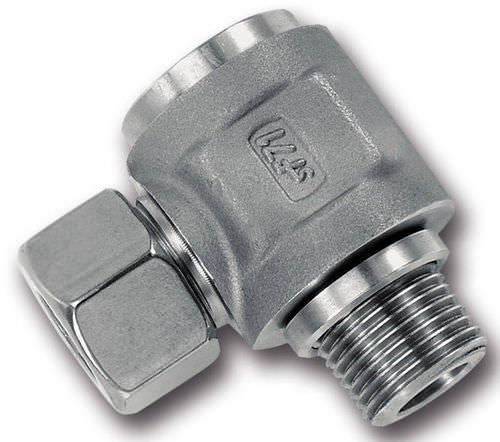 Гидравлический фитинг - SR-580G - Schwer Fittings - с врезным кольцом / болт с отверстием / изогнутый