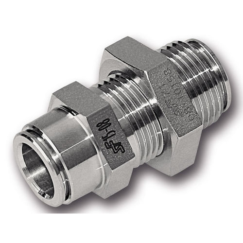 Пневматический фитинг - PI-BUH - Schwer Fittings - вставной / из нержавеющей стали / наружная резьба