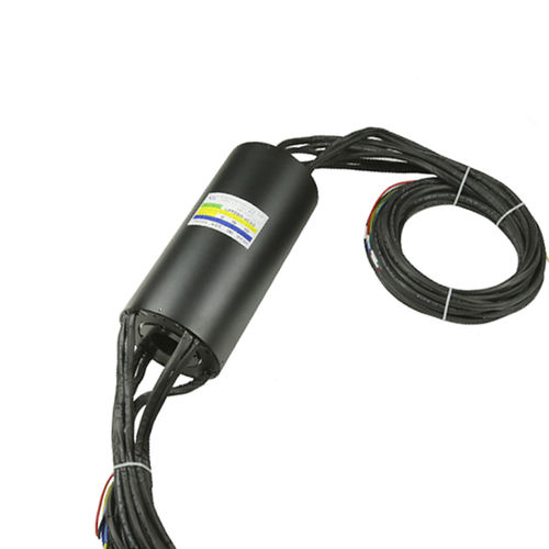 Вращающийся коллектор с проходящим валом - LPT050-4030 - JINPAT Electronics Co., Ltd. - для ротационного стола / сильного тока / прочный