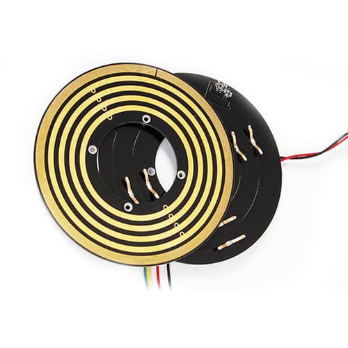 Вращающийся коллектор с проходящим валом - LPKS040-0405 - JINPAT Electronics Co., Ltd. - плоского типа / компактный
