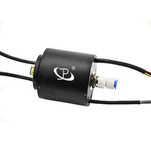 Электрический вращающийся коллектор - LPT000-1002-U2-E3-HF02 - JINPAT Electronics Co., Ltd. - Gigabit Ethernet / с капсулой / с полой осью