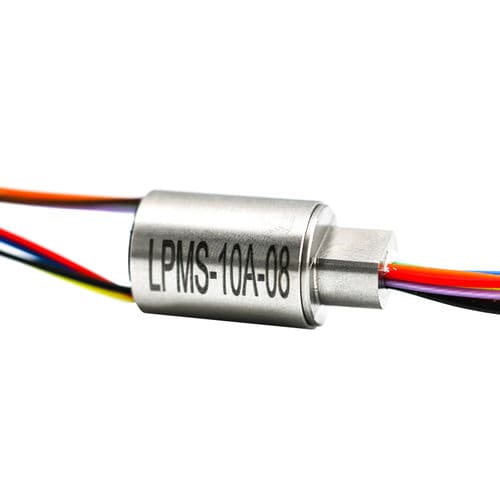 Электрический вращающийся коллектор - LPMS-10A-08 - JINPAT Electronics Co., Ltd. - с капсулой / для робота / миниатюрный