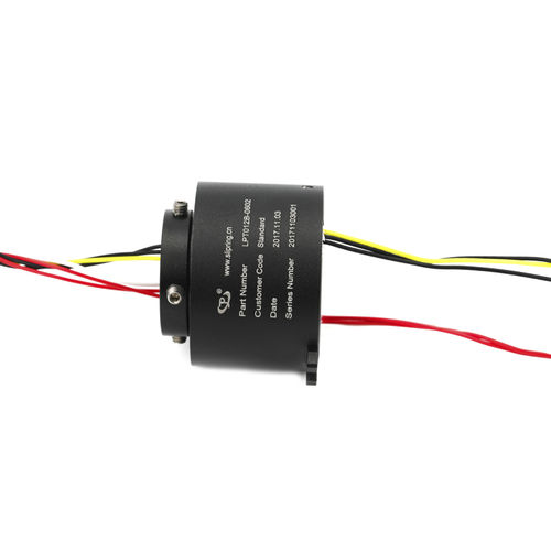 Вращающийся коллектор с полой осью - LPT012B-0602 - JINPAT Electronics Co., Ltd. - для использования в гидравлике / компактный