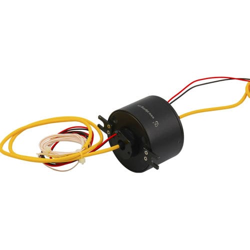 Электрооптический вращающийся коллектор - LPT000-0203-FO01 - JINPAT Electronics Co., Ltd. - оптоволокна / с проходящим валом / из алюминия