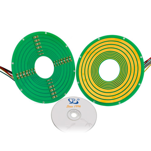 Электрический вращающийся коллектор - LPKS060-0803-04S - JINPAT Electronics Co., Ltd. - плоского типа / для упаковки / для упаковочной машины