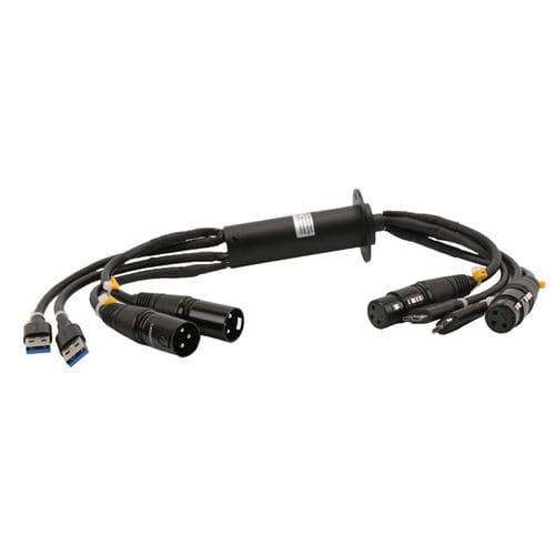 Вращающийся коллектор USB - LPC-12T-02U3-HD02 - JINPAT Electronics Co., Ltd. - HDMI / с капсулой / для робототехники
