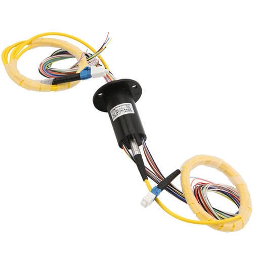Электрооптический вращающийся коллектор - LPC-1F2402 - JINPAT Electronics Co., Ltd. - с капсулой / для ротационного стола / для использования в открытом море