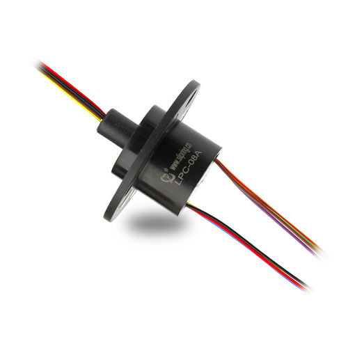 Вращающийся коллектор с капсулой - LPC-08A - JINPAT Electronics Co., Ltd. - для датчика / 8 проводов