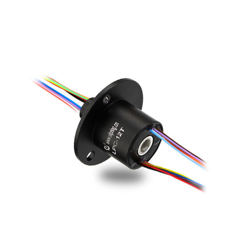 Электрический вращающийся коллектор - LPC-12T - JINPAT Electronics Co., Ltd. - через Ethernet / с проходящим валом / высокого разрешения