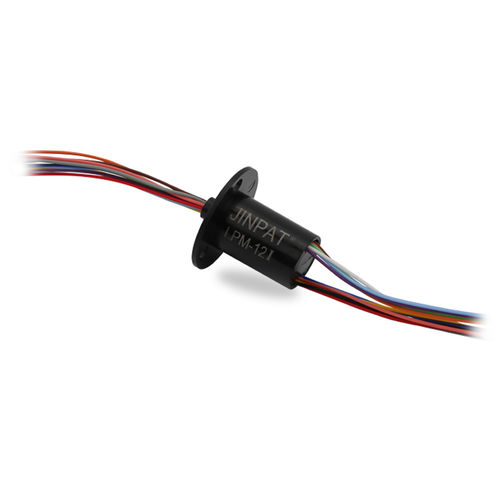 Вращающийся коллектор с капсулой - LPM-12I - JINPAT Electronics Co., Ltd. - из пластика / компактный / с золотыми контактами