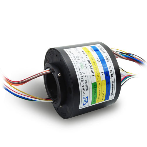 Вращающийся коллектор с проходом в центре - LPT038-1215/1210 - JINPAT Electronics Co., Ltd. - компактный / прочный