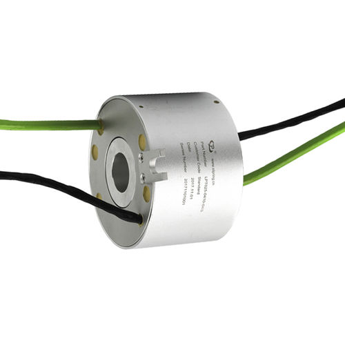 Вращающийся коллектор для CAN bus - LPT025-0405-04S - JINPAT Electronics Co., Ltd. - с проходом в центре / для медицинского оборудования / алюминиевый сплав