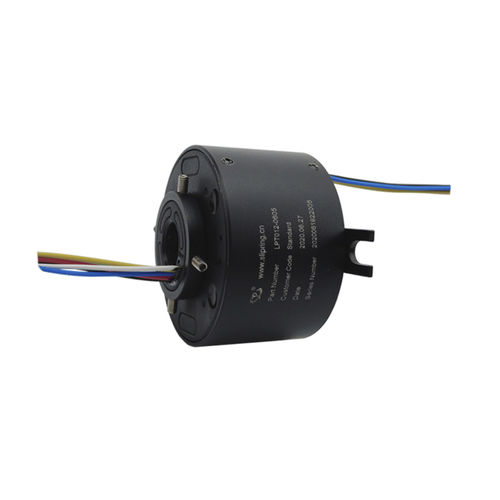 Вращающийся коллектор с проходящим валом - LPT012 series - JINPAT Electronics Co., Ltd. - алюминиевый сплав / компактный