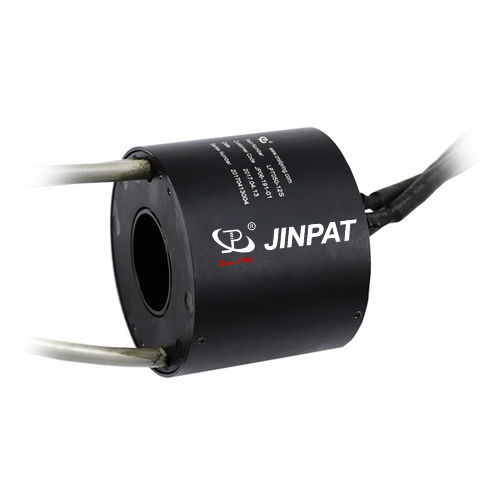 Электрический вращающийся коллектор - LPT050-12S - JINPAT Electronics Co., Ltd. - с проходящим валом / для робототехники / с многопрядной щеточкой