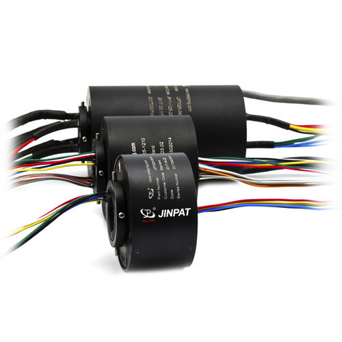 Электрический вращающийся коллектор - LPT025 series - JINPAT Electronics Co., Ltd. - гидравлический / пневматический / с проходом в центре