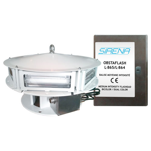 Заградительный огонь LED - OBSTAFLASH OFI - SIRENA S.p.A. - низкой интенсивности / для развлечений / красный