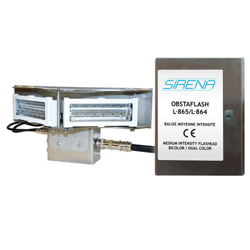 Световой оповещатель - KIT OBSTAFLASH 120° 110/240V AC - SIRENA S.p.A. - IP66