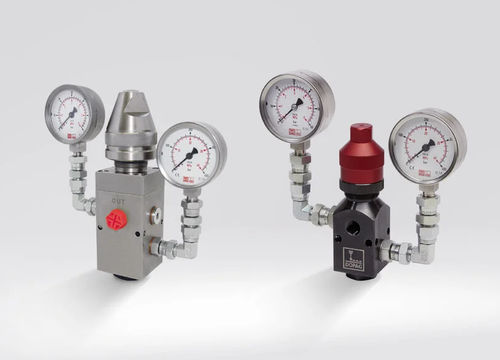 Регулятор давления для химических продуктов - lubriLine - DOPAG - Metering, Mixing and Dispensing Technology - с диафрагмой / поршневый / одноуровневый