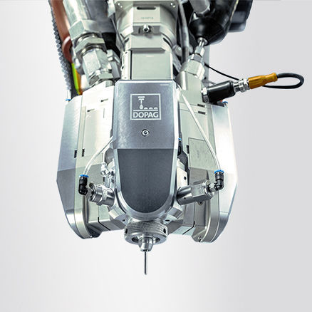 Динамическая смесительная головка - dynamicLine - DOPAG - Metering, Mixing and Dispensing Technology - высокое давление / для полиуретана / для четырехкомпонентой смолы