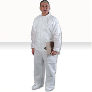 Рабочий рабочий костюм - AlphaGuard® CV-74032-2 - ALPHA PRO TECH - унисекс / белый / синий