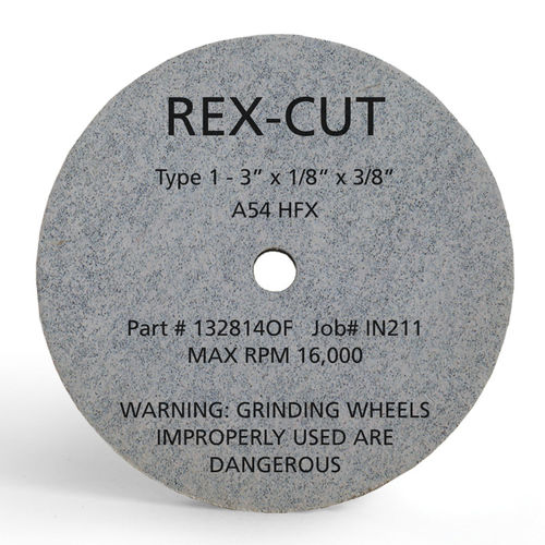 Точильный круг для очистки - 897204 - Rex-Cut Abrasives - для галтовки / плоский / с оксидом алюминия