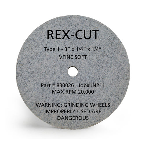 Точильный круг для очистки - 830027 - Rex-Cut Abrasives - для отделки / для галтовки / плоский