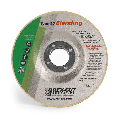 Точильный круг для очистки - 245051 - Rex-Cut Abrasives - плоский / из карбида кремния / с оксидом алюминия