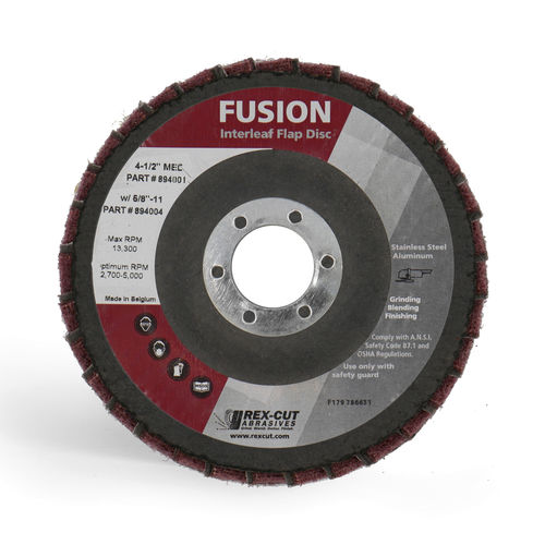 Лепестковый шлифовальный диск для отделки - FUSION - Rex-Cut Abrasives - нетканый