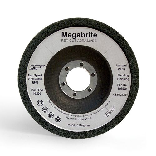 Точильный круг для очистки - Megabrite Type 27 - Rex-Cut Abrasives - для отделки / для полирования / для галтовки