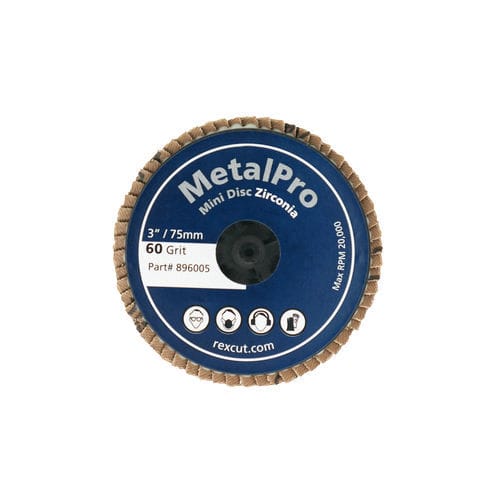 Лепестковый шлифовальный диск для нержавеющей стали - MetalPro - Rex-Cut Abrasives - для отделки