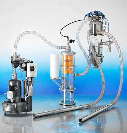 Загрузчик с бункером для пластиковых гранул - max. 100 kg/h | SOMOS® MFG-E 243.0 - ProTec Polymer Processing