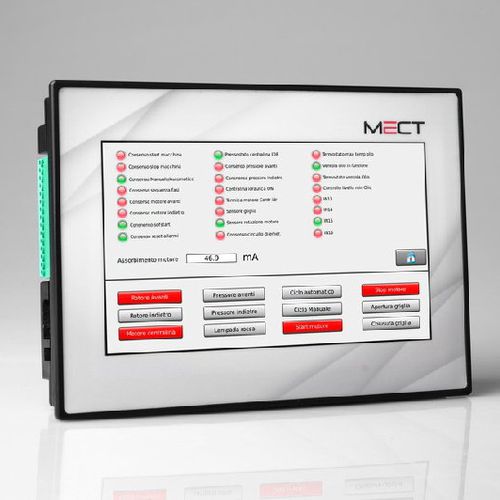 Программируемая автоматическая система для монтажа на панели - TPAC1008 03 - MECT SRL - аналоговые входы / с цифровыми входами / цифровые выходы