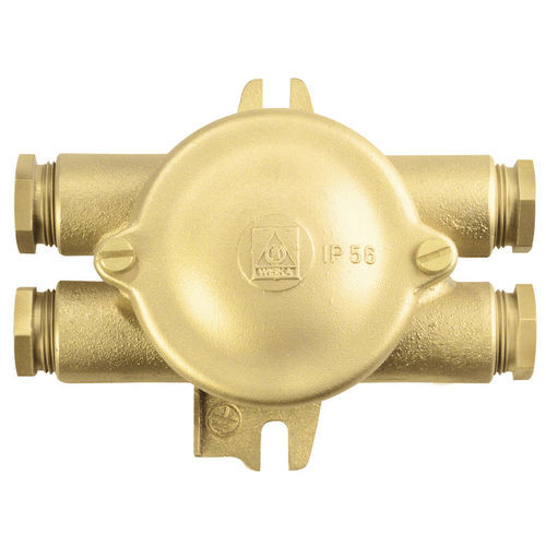 Выступающая соединительная коробка - 1155 series - WISKA Hoppmann GmbH - IP56 / из латуни / с кабельным вводом