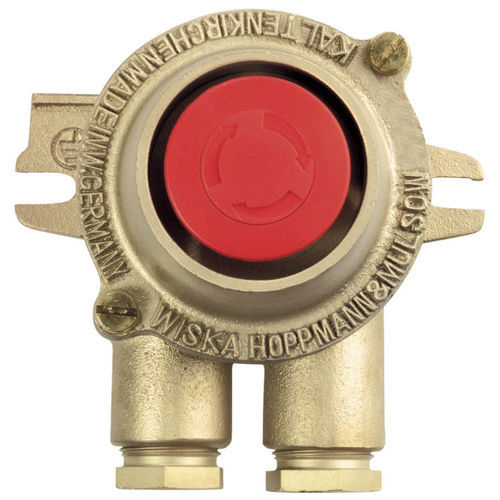 Ударная пусковая кнопка - 722 series - WISKA Hoppmann GmbH - с аварийной остановкой / IP56