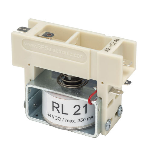 Электромеханическое реле высокого напряжения - RL 21 - SPS electronic GmbH - 24 Vcc / соединение Faston / для двигателя