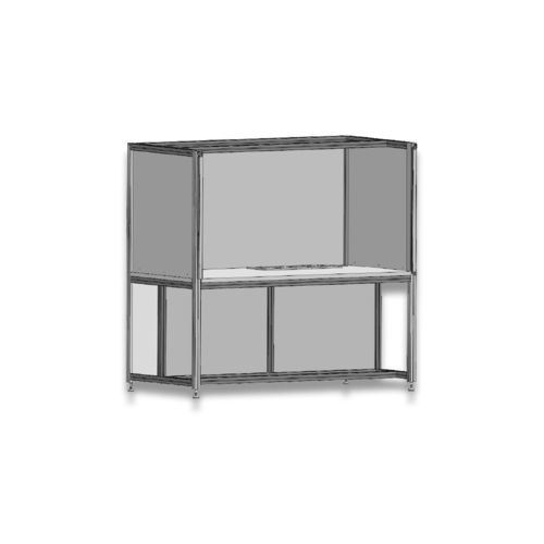 Напольный корпус - PK 6000A - SPS electronic GmbH - прямоугольный / из алюминия / из ПВХ