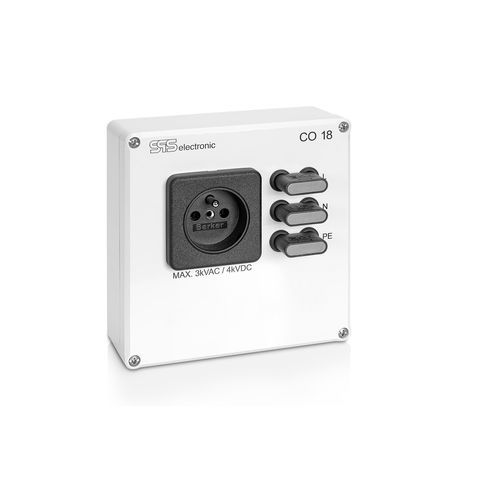 Тестер тока утечки - CO 18 - SPS electronic GmbH - для розетки / для лабораторий