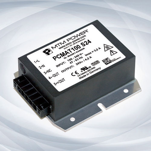 Инкапсулированный источник электропитания - PCMAT100 S24 - MTM Power Messtechnik Mellenbach GmbH - AC/DC / с одним выходом / с защитой от сверхнагрузок