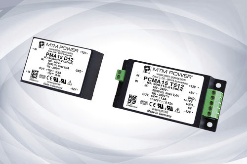 Источник электропитания DC/DC - PMA15 S series - MTM Power Messtechnik Mellenbach GmbH - AC/DC / с одним выходом / для печатной платы
