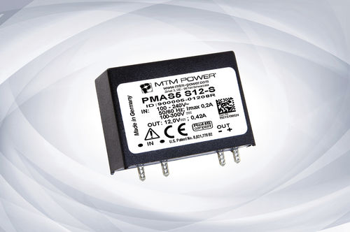 Источник электропитания AC/DC - PMAS5 S series - MTM Power Messtechnik Mellenbach GmbH - с одним выходом / CE